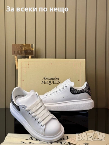 Alexander McQueen Дамски Маратонки С Кристали👟Дамски Спортни Обувки Александър Макуин Код SK930