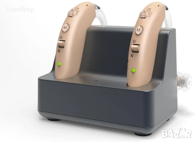 НОВ слухов апарат Glorified Mary с магнитна зарядна станция, 4 режима, регулируем обхват 20-12000HZ