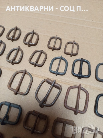 Стари Ръчно Изработени Тока Катарами За Колани 40бр. Номер 592., снимка 6 - Антикварни и старинни предмети - 53205585
