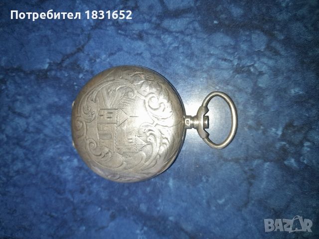Стара сребърна рамка от часовник, снимка 1 - Антикварни и старинни предмети - 45161553