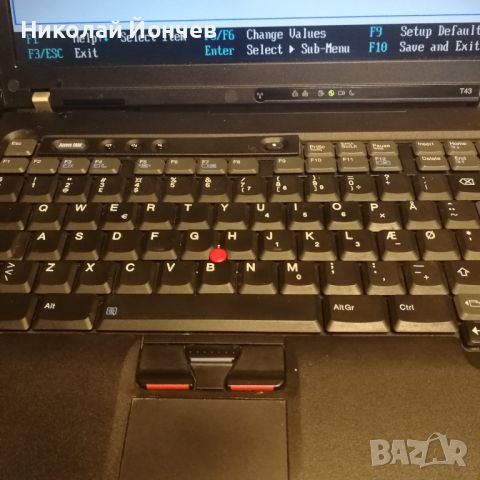 лаптоп IBM T43, снимка 2 - Лаптопи за работа - 45295347