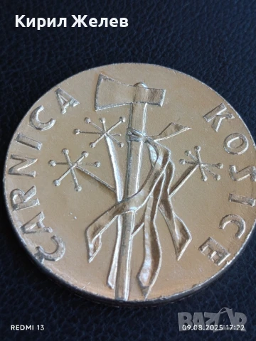 Медал свързан с породата КАРНИОЛСКА ПЧЕЛА и ГРАД КОШИЦЕ за КОЛЕКЦИЯ 29439, снимка 4 - Антикварни и старинни предмети - 51309876