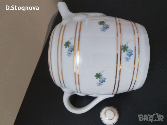 Порцеланов сервиз за ракия от Соца - Ретро - Винтидж , снимка 7 - Антикварни и старинни предмети - 53710196