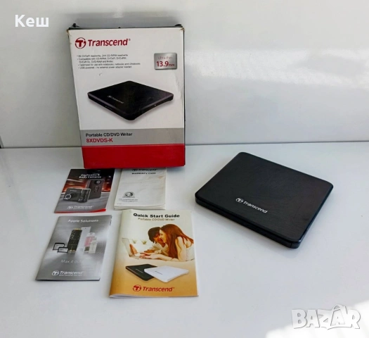 Оптично устройство Transcend Slim Type (CD/DVD/Audio)