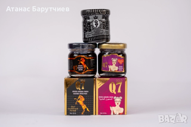 Q7 man , Q7 lady 43g epimedium macun / Малки бурканчета маджун за мъже и жени, снимка 2 - Хранителни добавки - 52632288