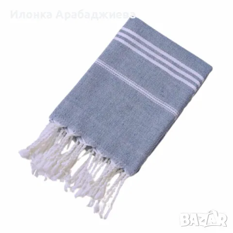 Пештемал – Традиционна турска кърпа от памук и лен 90см x180см, снимка 4 - Други стоки за дома - 50123673