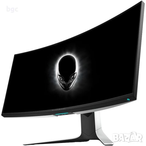 НОВ 34", Nano IPS, Извит, 120Hz, 2ms, Ultra Wide QHD, Display Port, G-Sync, Черен/Сив, Pivot, AW3420, снимка 12 - Монитори - 45744987