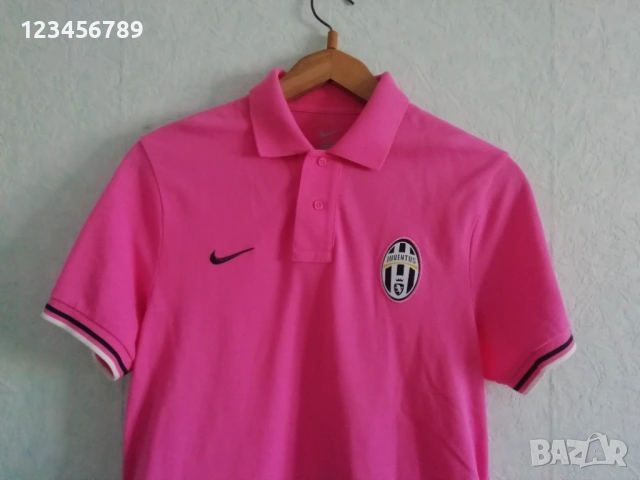 Juventus Pink Nike 2011/2012 Polo оригинална мъжка поло тениска Ювентус розова, снимка 4 - Тениски - 53830714