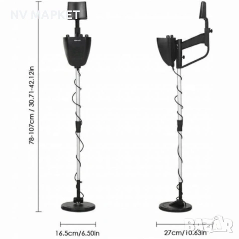 Металодетектор,металотърсач водоустойчив, снимка 4 - Други машини и части - 53338216