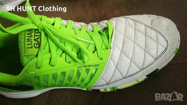 NIKE Hyperfuse LUNAR GATO размер EUR 40 / UK 6 естествена кожа за зала 40-10-S, снимка 5 - Футбол - 52639711