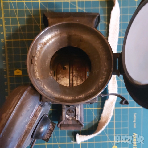  Автикварен газов вело или жп фар "HAECKEL's STAR" 1910г., снимка 3 - Антикварни и старинни предмети - 52249925