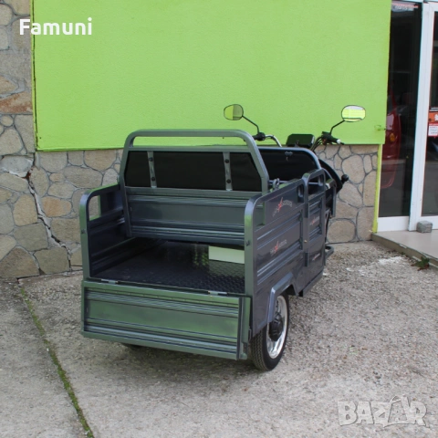 Електрическа товарна триколка GoPro 2000W Сива, снимка 4 - Мотоциклети и мототехника - 54145006