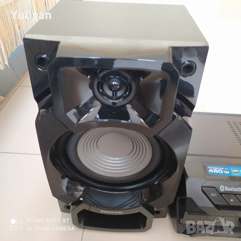 Panasonic SC-AKX320 / 450W DJ Audio System – Bluetooth, USB, CD – Отлично състояние, снимка 8 - Аудиосистеми - 54174078