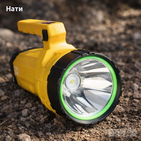 Акумулаторен водоустойчив фенер - прожектор GF-599, снимка 6 - Прожектори - 54023663