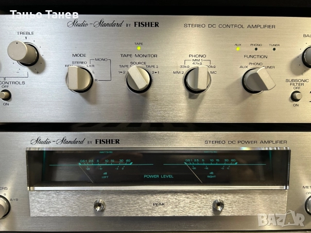 Fisher BA-3000 Fisher CC-3000, снимка 5 - Ресийвъри, усилватели, смесителни пултове - 52531340