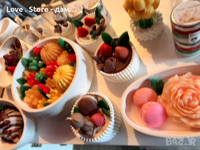 Свещи за подарък ръчна изработка сувенир , снимка 12 - Декорация за дома - 53614231