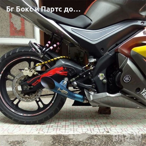 HP Akrapovic Универсалено гърне за мотоциклет GP за пистов мотор ендуро крос, снимка 2 - Части - 54079503