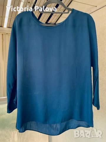 REPEAT Швейцария  скъпа блуза коприна и вискоза, снимка 2 - Блузи с дълъг ръкав и пуловери - 46310593