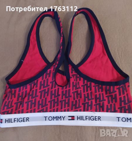 Tommy Hilfiger памучно бюстие, М размер, снимка 2 - Бельо - 46685909