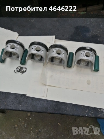 Бутала, сегменти, бутални болтове и зегерки к-т 77.2 мм, Полски Фиат 125, снимка 3 - Части - 53665045