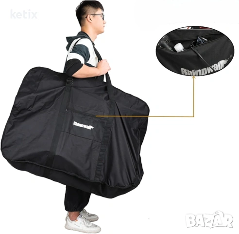 Чанта за транспортиране на сгъваем велосипед,26 инча или по малко, снимка 3 - Аксесоари за велосипеди - 53691528