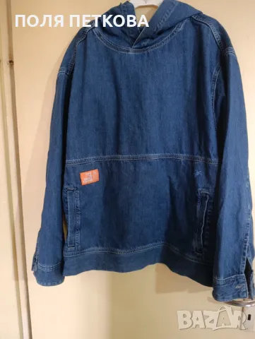 Дънково худи с качулка