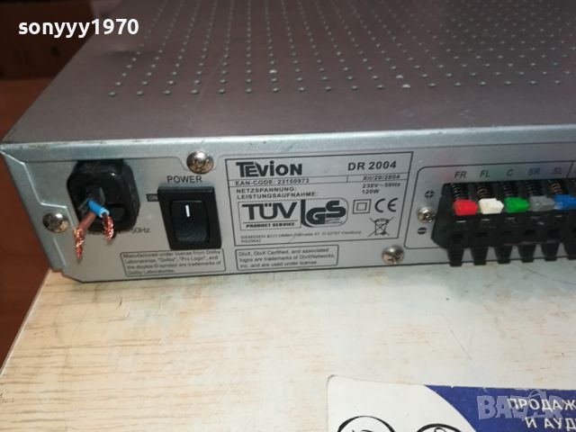 TEVION DR2004 DVD RECEIVER-ВНОС SWISS 0804241605, снимка 16 - Ресийвъри, усилватели, смесителни пултове - 45175578
