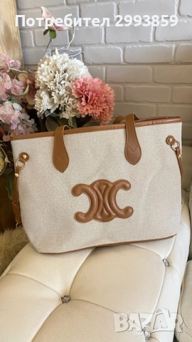 чанта Селин*Celine Canvas, снимка 6 - Чанти - 53365011
