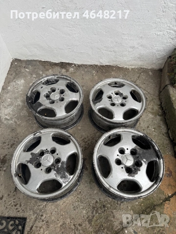 Лети джанти Мерцедес, 15 цола, 7Jx15 H2 ET42, снимка 2 - Гуми и джанти - 53213853