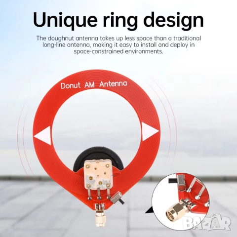 Късовълнова антена 4MHz-24MHz / синя, снимка 4 - Друга електроника - 52562203