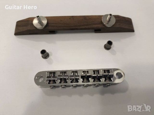 Бридж за полуакустична или джаз китара (НОВ), снимка 2 - Китари - 52885089