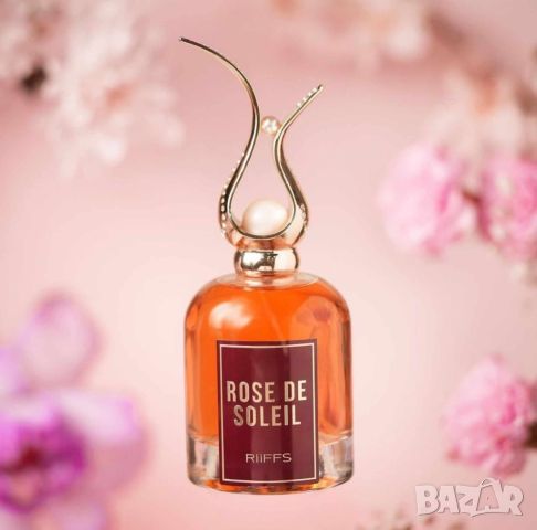 Оригинален Арабски дамски парфюм Rose De Soleil For Women RiiFFS Eau De Parfum 100ml HIT с красива о, снимка 2 - Дамски парфюми - 46705972