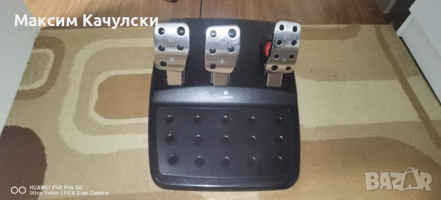 Волан Logitech G27, снимка 2 - Джойстици и геймпадове - 54106926