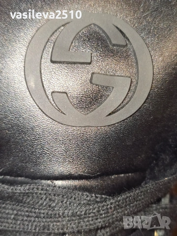 Gucci дамски кецове от естествена кожа и естествен косъм , снимка 11 - Кецове - 53893006