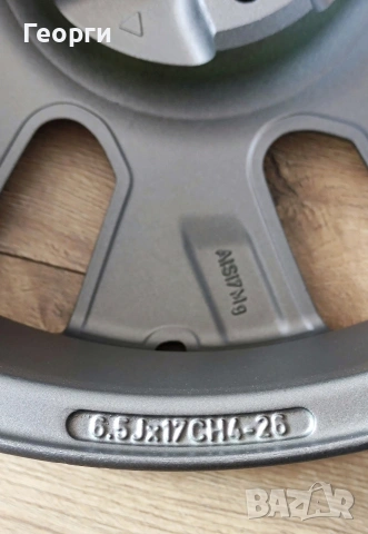 Джанти 17" 4х108, снимка 7 - Гуми и джанти - 53813697