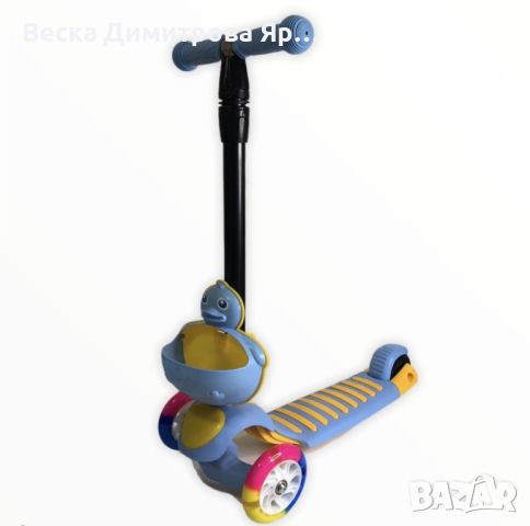 Детски скутер с LED светещи колела, снимка 1 - Скутери и тротинетки - 45982611