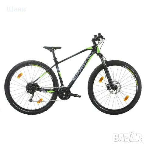Велосипед Sprint, Apolon 29", 52, Black/Gray/Green/ ЛИКВИДАЦИЯ/