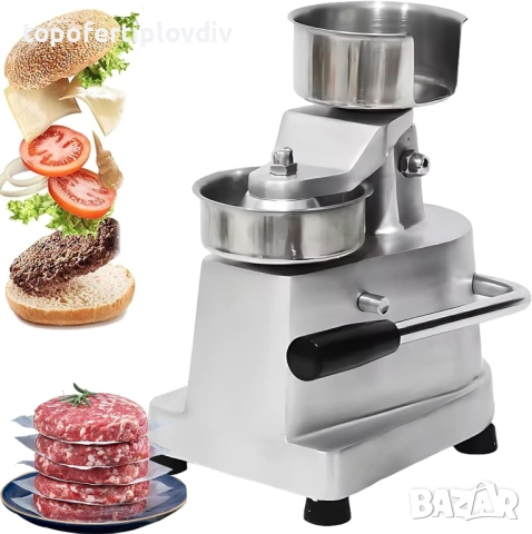 Професионална преса за бургер Commercial Burger Machine, 130mm