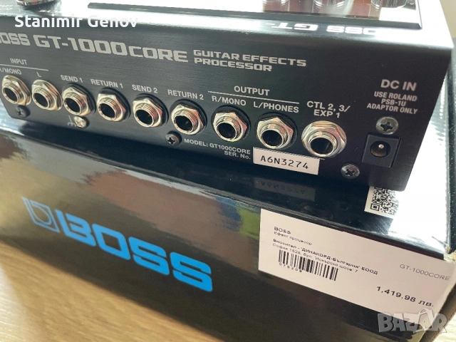Boss GT1000 CORE, снимка 3 - Китари - 53659836