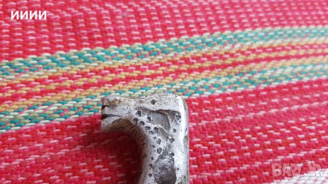 Стар нож с глава на животно, снимка 3 - Антикварни и старинни предмети - 51795747