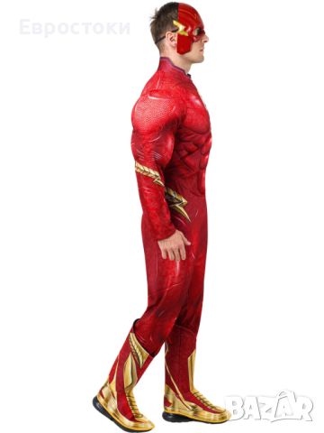 Мъжки костюм DC Comics The Flash + маска. XL, снимка 3 - Костюми - 45438618