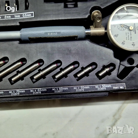 Индикатор Вътромер MITUTOYO , снимка 11 - Шублери - 53460111