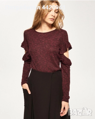 Дамска рипсена блуза