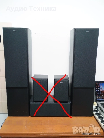 Трилентови тонколони Eltax Universe. Перфектни! Произведени в Дания. , снимка 7 - Тонколони - 52668920