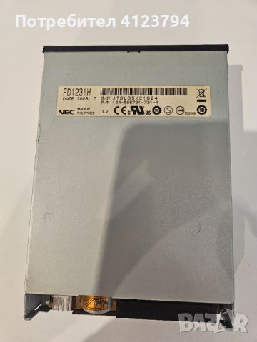Floppy disk drive NEC FD1231H, снимка 2 - Други - 46281662