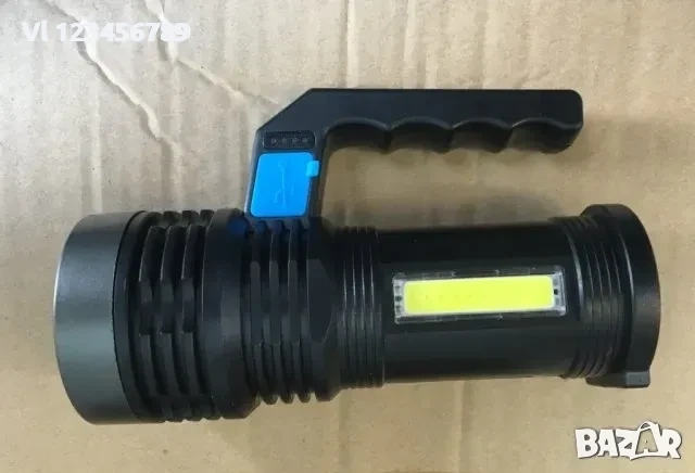 Олекотен акумулаторен CREE прожектор + COB осветлениe
