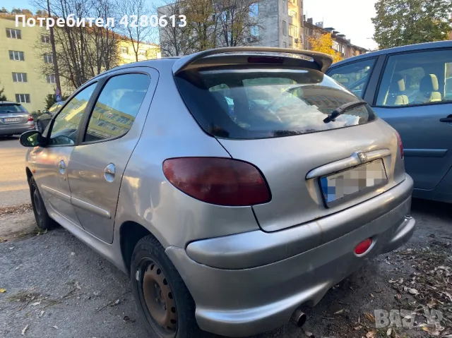 Peugeot 206, 1.9d, 68 к.с., снимка 3 - Автомобили и джипове - 47737989