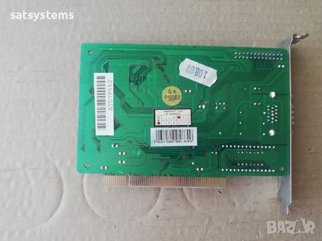 Видео карта Cirrus Logic CL-GD5446BV 1MB PCI, снимка 8 - Видеокарти - 46541055