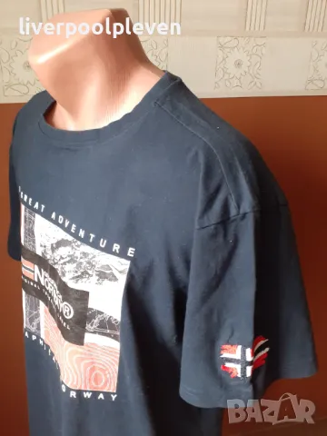 👉Geographical Norway Original L ефектна, снимка 2 - Тениски - 49738154