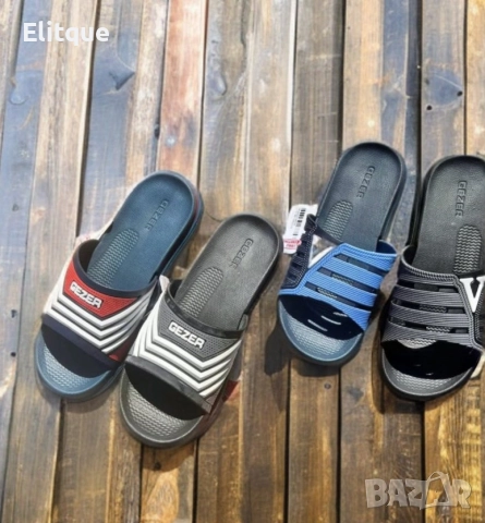 Здрави и леки мъжки летни чехли различни варианти